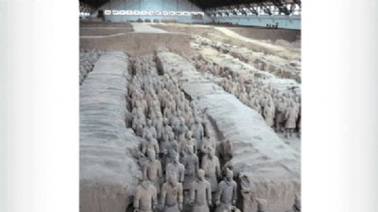 Terra Cotta Warriors of Xian, China