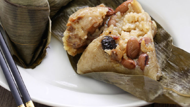 One must-try dish is zongzi, a stuffed-rice dumpling that is wrapped in bamboo. // © 2016 iStock