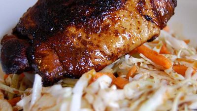 Travel to the Philippines for enjoyable local dishes, including meat and seafood cooked adobe-style (marinated in garlic, soy sauce and vinegar). // © 2015 Creative Commons user gezellig-girl