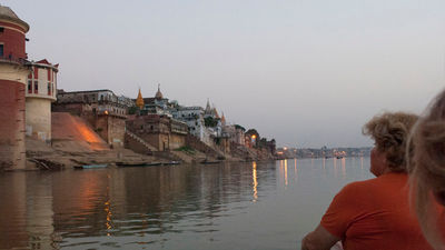 The best time to experience the spiritual energy of Varanasi is at sunrise. // © 2014 Mindy Poder