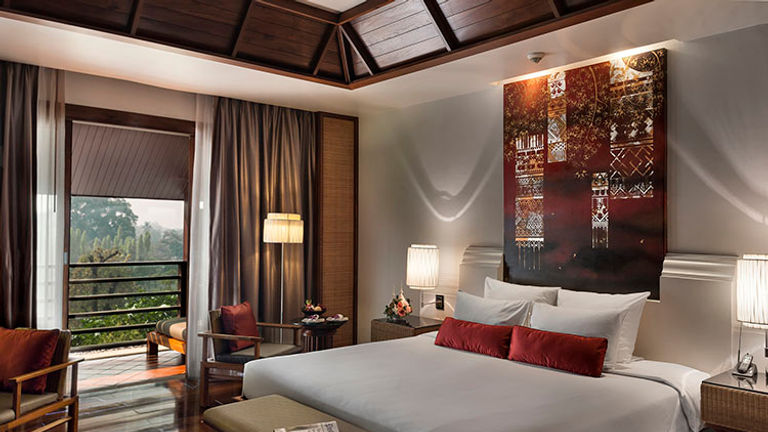 RatiLanna has four room categories available, and the property’s decor is elegant and authentically Thai. // © 2017 RatiLanna Riverside Spa Resort Chiang Mai