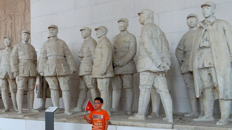 This collection of statues depicting Chinese generals is a particularly popular spot for taking photos. // © 2014 Shane Nelson