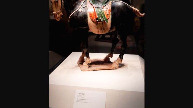 Among the National Museum of China’s treasures is this painted pottery horse from the Tang dynasty. ‬// © 2014 Shane Nelson