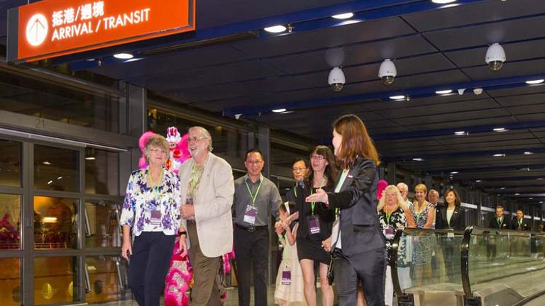 Guests at the opening ceremony had a first look at Kai Tak’s facilities. // © 2013 Hong Kong Tourism Board