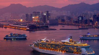 Hong Kong’s new Kai Tak Cruise Terminal, which opened in June, is able to berth two Oasis-class ships simultaneously. // © 2013 Hong Kong Tourism Board