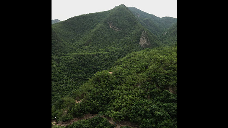 The Yuntaishan (Yuntai Mountain) scenic area was named a UNESCO Global Geopark in 2004. // © Michelle Juergen