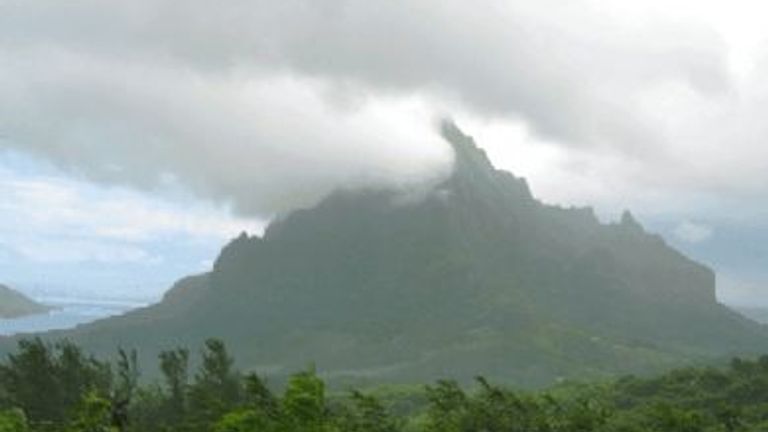 Moorea's Rotui Mountain // (c) 2008 Janeen Christoff