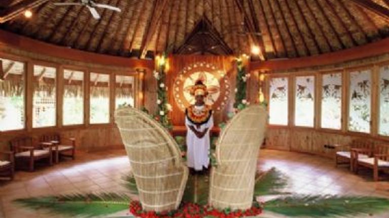 Wedding ceremonies in Tahiti are now recognized as legal in the U.S. At the Bora Bora Pearl Beach Resort, guests can tie the knot in traditional Tahitian style. // © 2010 Bora Bora Pearl Beach Resort