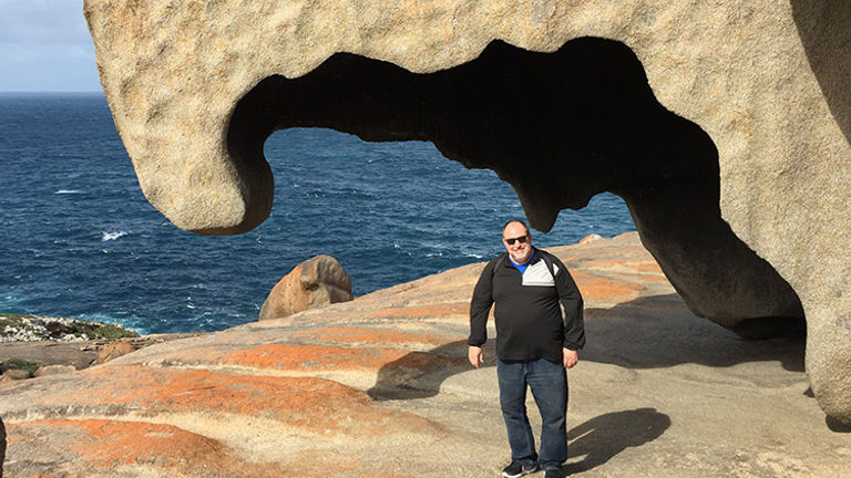 The Remarkable Rocks is a top visitor attraction on Kangaroo Island.// © 2017 Kenneth Shapiro