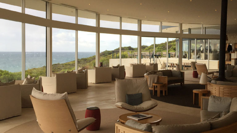 The stylish and comfortable Southern Ocean Lodge is one of the top properties in all of Australia. // © 2017 Kenneth Shapiro