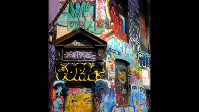 Guests visiting Melbourne, Australia, can take part in a two-hour guided tour of the area’s iconic street art with Melbourne Street Art Tours. // © 2015 Shane Nelson