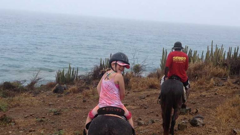 St. Martin's Seaside Nature Park offers great trail rides along the beach for families. // (c) 2013 Kenneth Shapiro