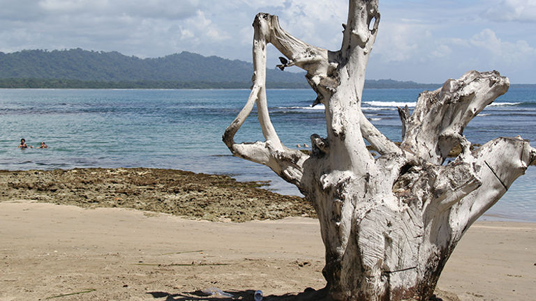 The Caribbean coast is a lesser-known region of popular destination Costa Rica, but has several beautiful areas — including Puerto Viejo’s waterfront — to explore. // © 2014 LatinFlyer.com