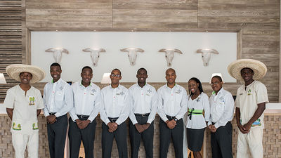 The staff of Marriott Port-au-Prince, the brand's first property in Haiti // © 2015 Marriott Port-au-Prince