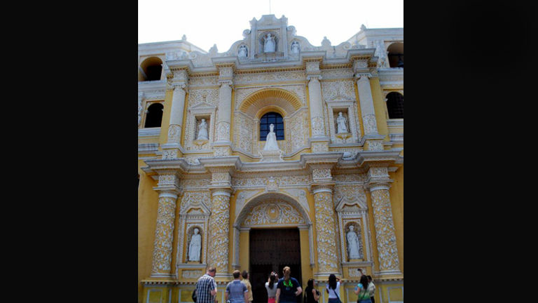 La Merced Church & Convent, Antigua is one of the most ornate churches in Guatemala. // (c) 2013 ASTA YPS