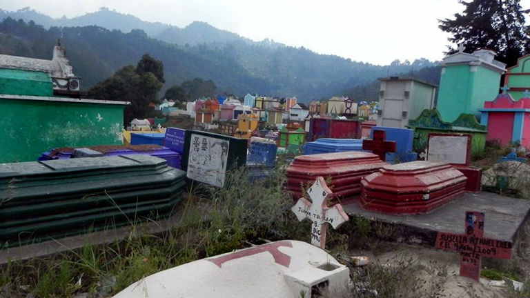 Mayans venerate their ancestors at colorful cemeteries. // (c) 2013 ASTA YPS