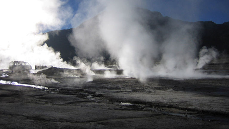 The Tatio Geysers are best visited at sunrise. // (c) 2013 Janeen Christoff