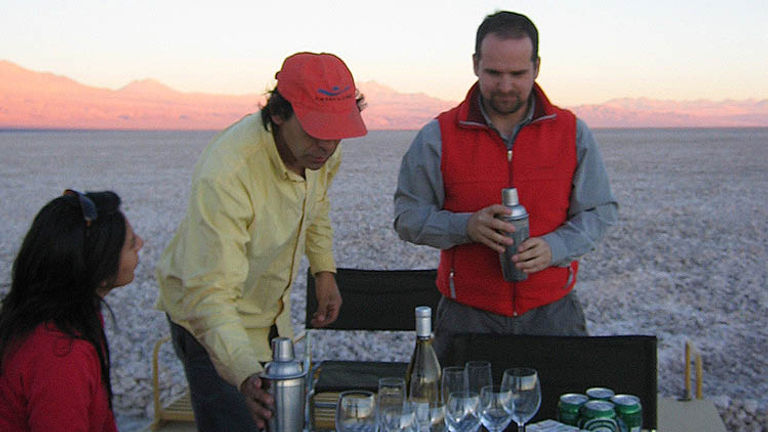 The Chilean desert made for a great party location. // (c) 2013 Janeen Christoff