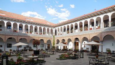 Formerly the 16th century St. Augustine Convent, the renovated JW Marriott El Convento Cusco in Peru retains its ancient charm while still feeling up-to-date and modern. // © 2014 Zorianna Kit