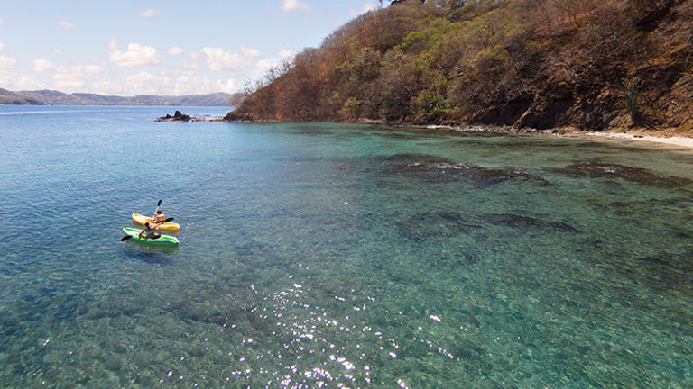 Numerous activites are offered gratis and displayed on a board by the pool, including kayak tours. // © 2015 Four Seasons Resort Costa Rica at Peninsula Papagayo