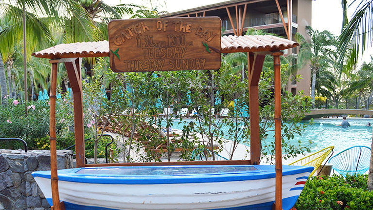 Order the “catch of the day” at Sol y Sombra, or even reel in your own fish for a chef to prepare and present at dinner. // © 2015 Valerie Chen
