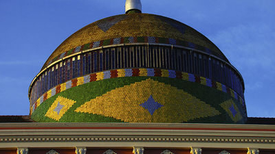 Teatro Amazonas, or Amazon Theatre, in Manaus is one example of the exemplary art and architecture of Brazil. // © 2014 Thinkstock