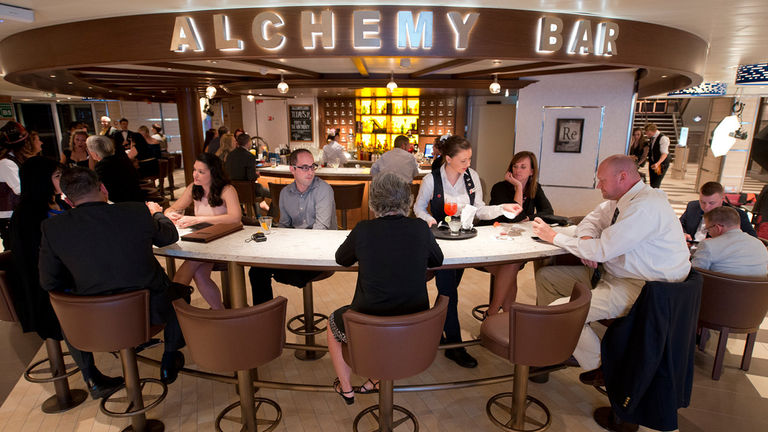 For more adults-only fun, head to Alchemy Bar, and ask a mixologist to make you a handcrafted drink.