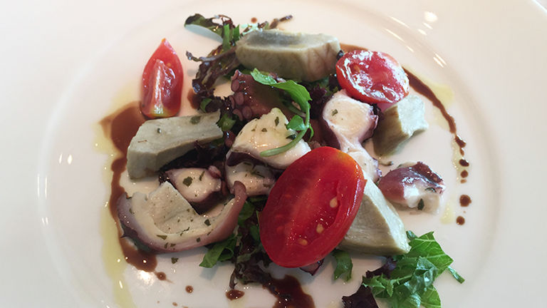 At Serenissima, passengers dine on delicious Italian dishes such as “Antipasto Misto Italiano,” a variation of Italian starters. // © 2015 Valerie Chen