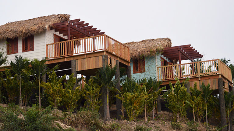 Amber Cove has a multitude of facilities, including private cabanas available for rent. // © 2015 Valerie Chen