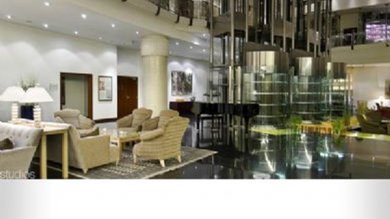 The lobby of the Ararat Park Hyatt in Moscow // (c) 2005 Hyatt