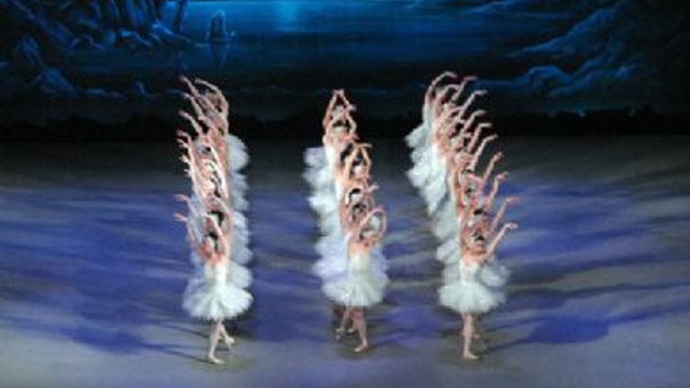 The world-famous Bolshoi Ballet performs Swan Lake. // (c) 2008 Paata Vardanashvili