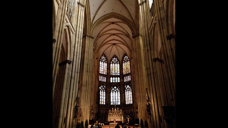 The Catholic cathedral boasts a world-famous boys’ choir. // © 2015 Michelle Juergen