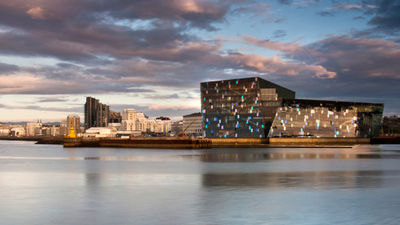 The Harpa concert hall and conference center is one of many reasons why travel to Iceland continues to grow rapidly. // © 2015 Promote Iceland