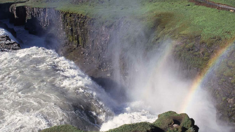 Gullfoss waterfall is another popular attraction. // © 2015 Promote Iceland