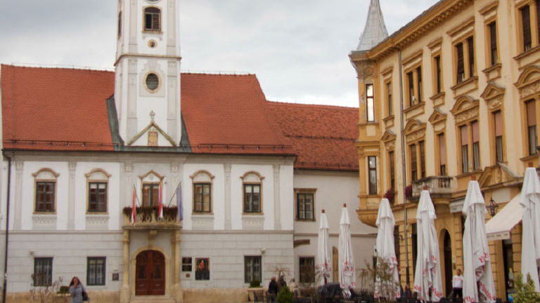Varazdin, a quaint and quiet city in northern Croatia, sees few tourists. // © 2016 Megan Leader