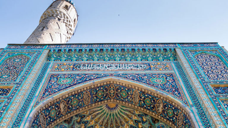 The St. Petersburg Mosque in Russia, which features traditional Islamic architecture, is one of Europe’s many unique places of worship. // © 2017 iStock
