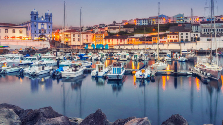 Take a stroll through Angra do Heroismo on Terceira Island in the Azores. // © 2017 iStock