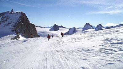 Travelers looking to add a new destination to their French itineraries have quite a few options; the resort-town of Chamonix is a great place to start, where skiers of all levels can enjoy a day spent on the Alps. // © 2017 Creative Commons user paulyork