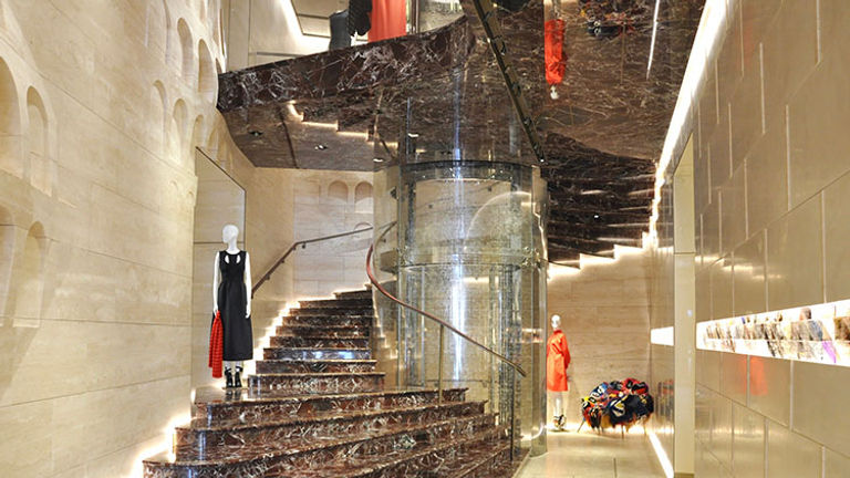 Rome's chic new Palazzo Fendi boutique // © 2016 Michele Peterson