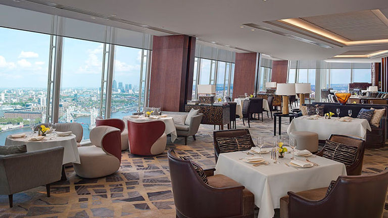 Shangri La Shard Ting Lounge day view