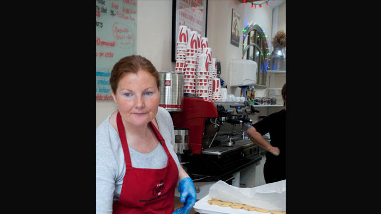 Though packaged Welsh cakes can be purchased, be sure also to try them fresh off the griddle. // © 2014 Mindy Poder