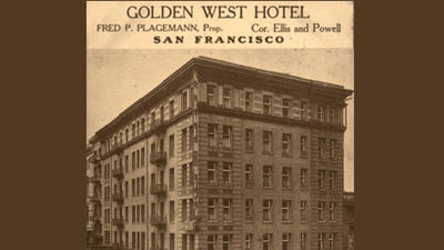 Today known as the Hotel Union Square, the Golden West Hotel was built to house people attending San Francisco’s World’s Fair. // © Hotel Union Square