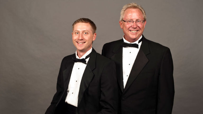 Best Use of Social Media - Runner-Up: Avoya Travel, Jeffrey Anderson (left) and Brad Anderson of Avoya Travel // © 2013 Volker Corell