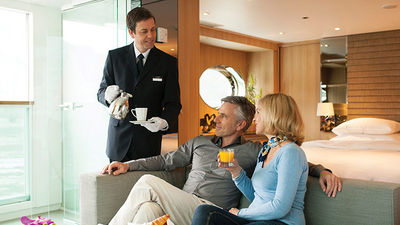 There are a plethora of luxury travel experiences for all types of clients, such as butler service on Scenic sailings. // © 2017 Scenic Luxury Cruises & Tours