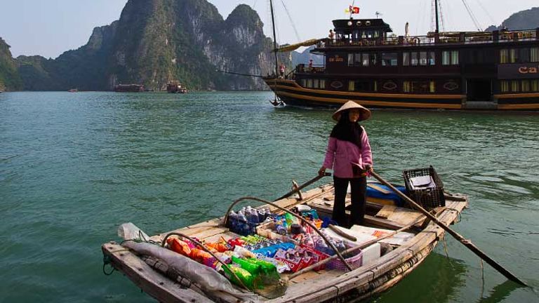 Ha Long Bay; Second Place, 2012 TravelAge West reader photo contest  // © 2012 Lyell Clark