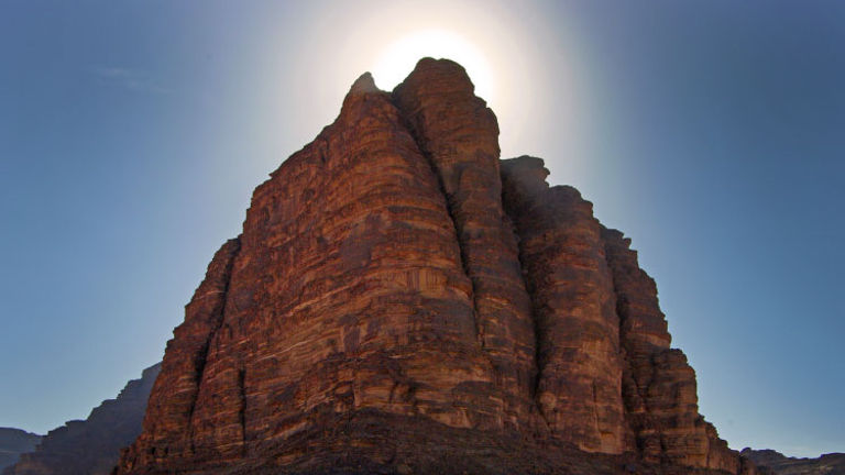 Seven Pillars of Wisdom mountain in Wadi Rum, Jordan, 2013 TravelAge West reader photo contest  // © 2013 Craig Headman