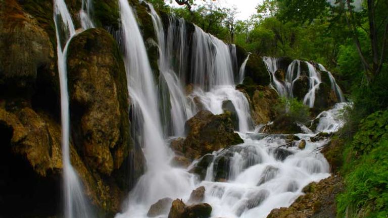 Shuzheng Waterfall in Jiuzhaigou National Park, Sichuan Province, China, 2013 TravelAge West reader photo contest  // © 2013 Craig Headman