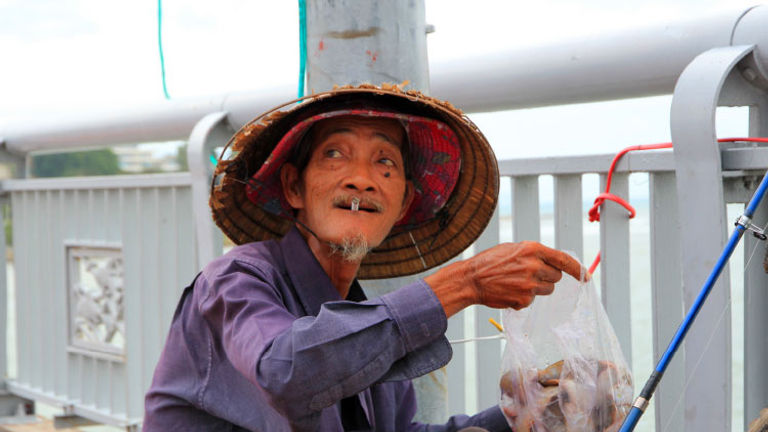 Fisherman in Nha Trang, Vietnam, 2013 TravelAge West reader photo contest  // © 2013 Ron Field