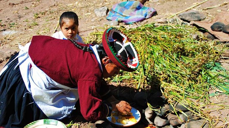 In Peru, travelers can eat pachamanca-style dishes (cooked with hot stones). // © 2017 Access Trips