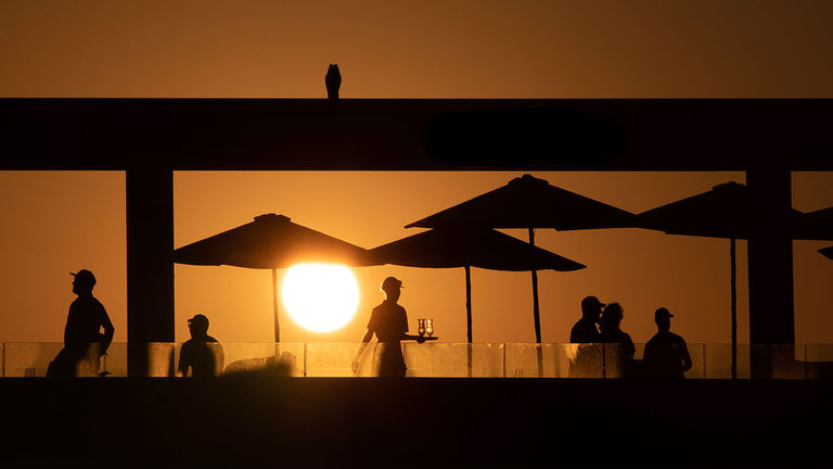 Sunset from the Secrets & Dreams Bahia Mita Surf & Spa Resorts in Puerto Vallarta